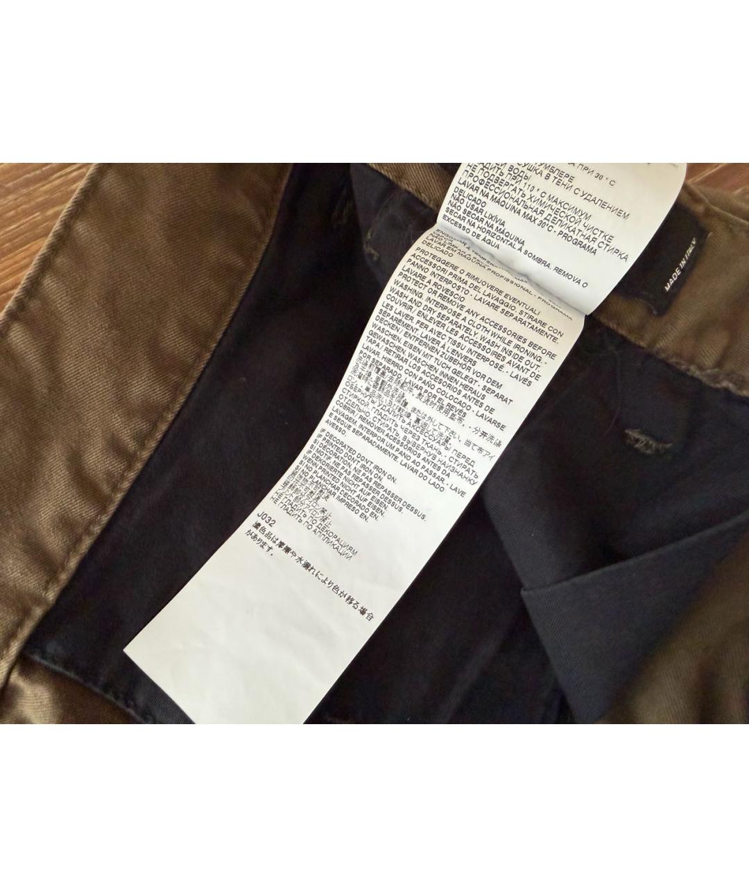 DSQUARED2 Коричневые хлопковые шорты, фото 7