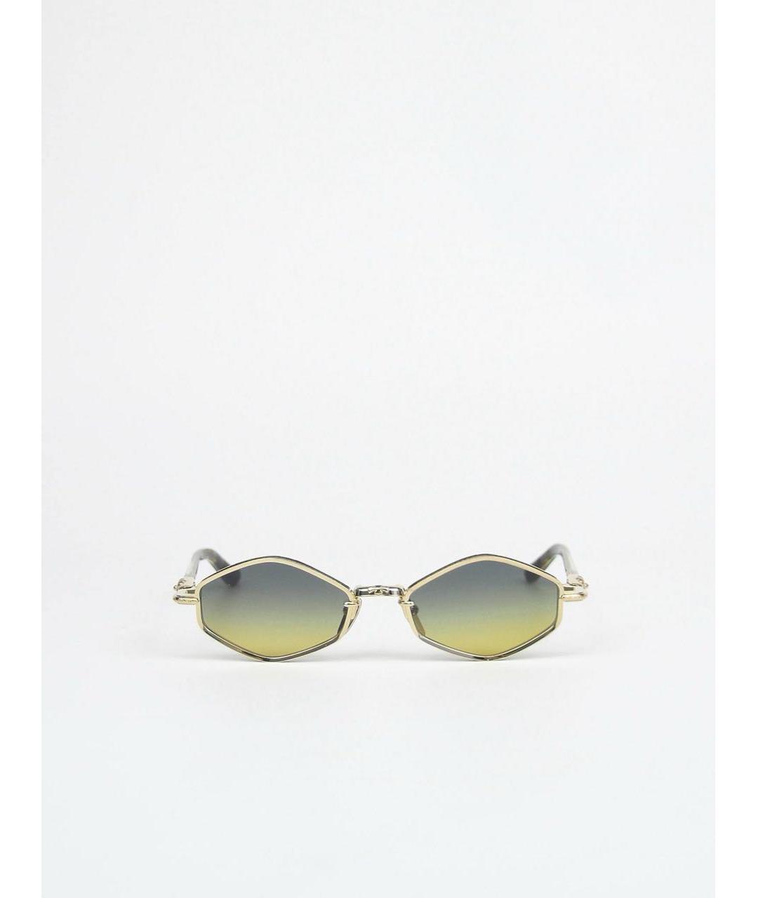 CHROME HEARTS Золотые металлические солнцезащитные очки, фото 9