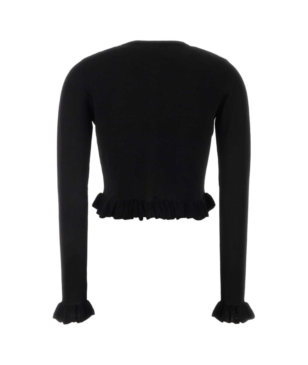 BLUMARINE Черный вискозный кардиган, фото 2