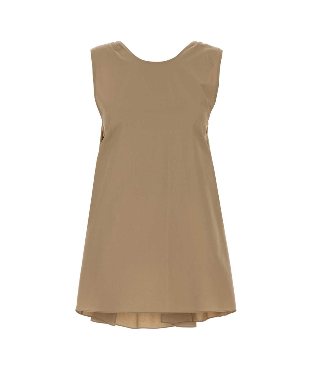 Carven Бежевая хлопковая блузы, фото 1