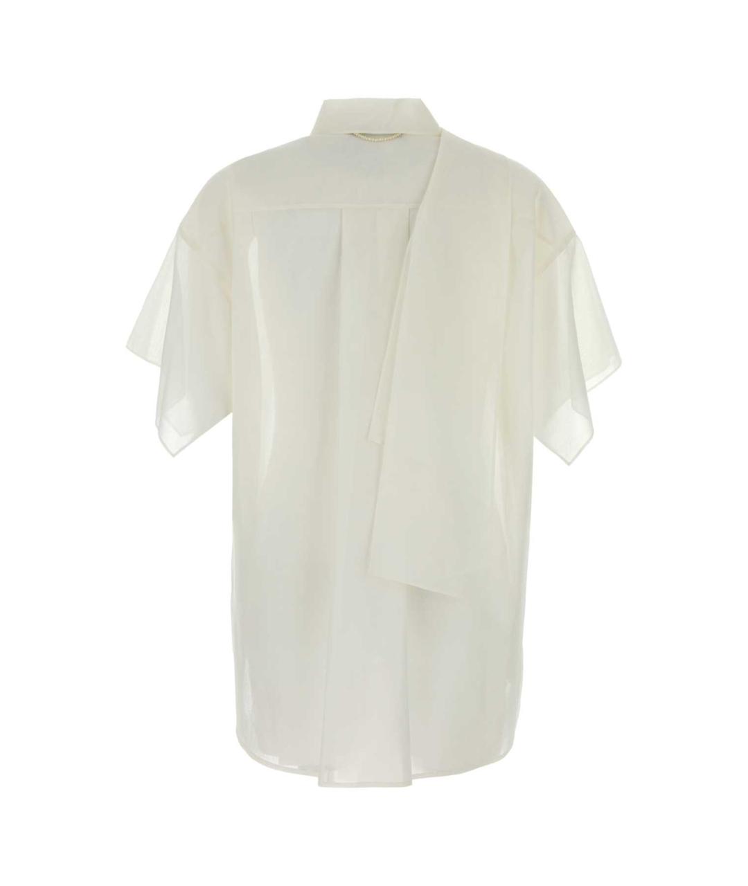 Carven Белая хлопковая блузы, фото 2