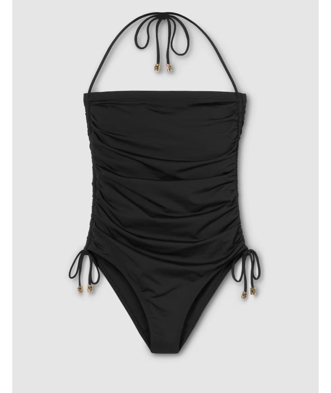 GUCCI Черный полиуретановый купальник, фото 6