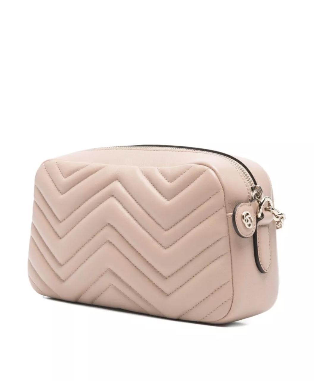 GUCCI Розовая кожаная сумка через плечо, фото 3
