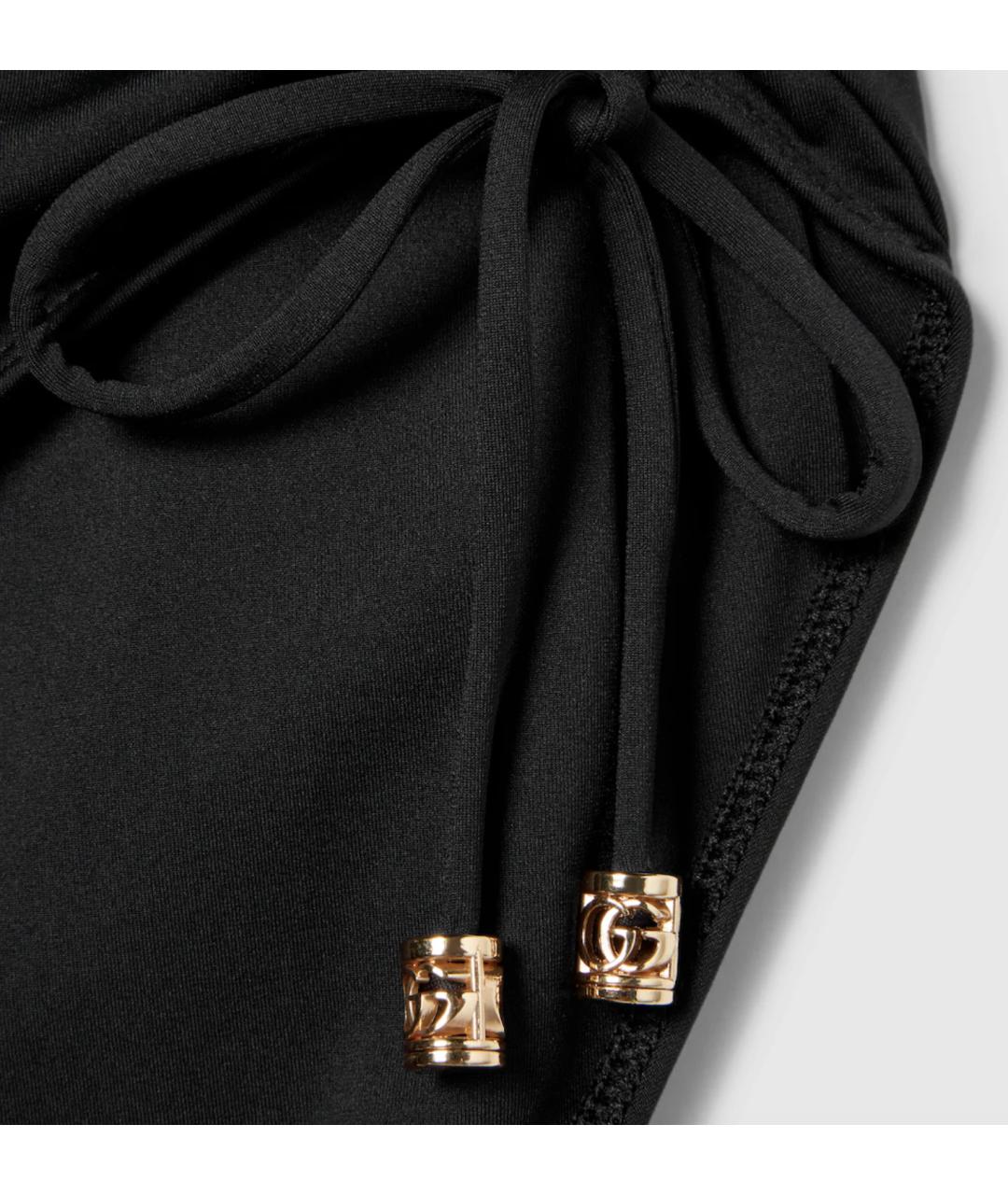 GUCCI Черный полиамидовый купальник, фото 5