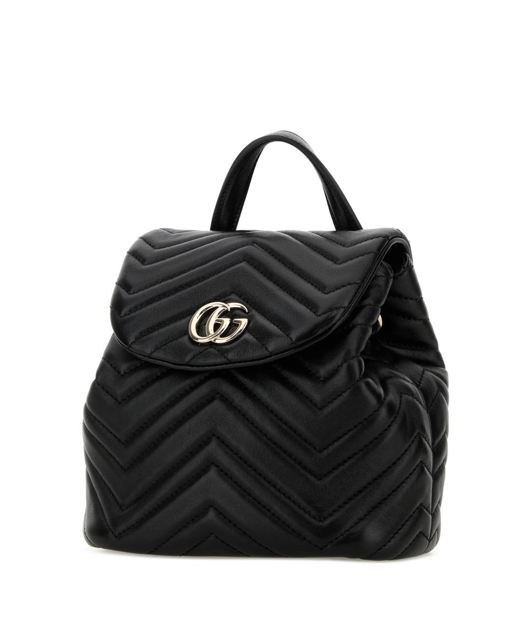 GUCCI Черный кожаный рюкзак, фото 2