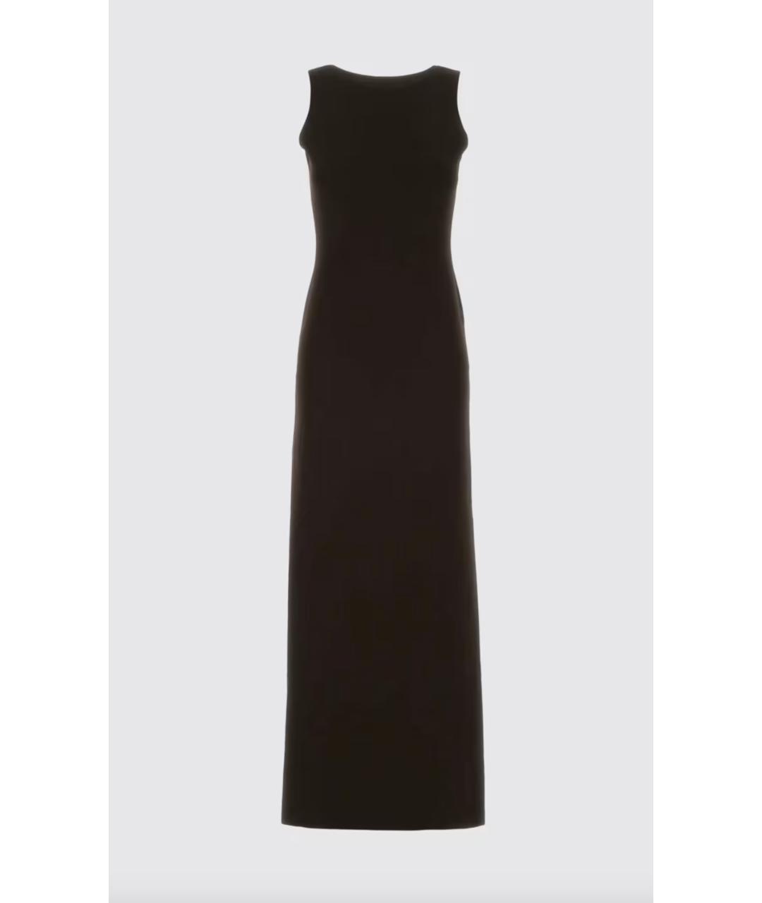 GUCCI Коричневое вискозное коктейльное платье, фото 4