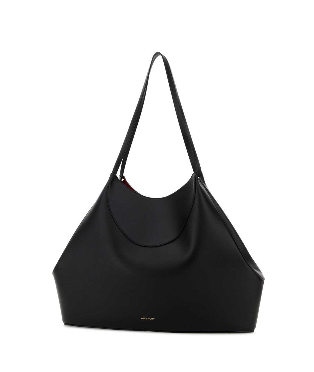 GIVENCHY Черная кожаная сумка тоут, фото 2