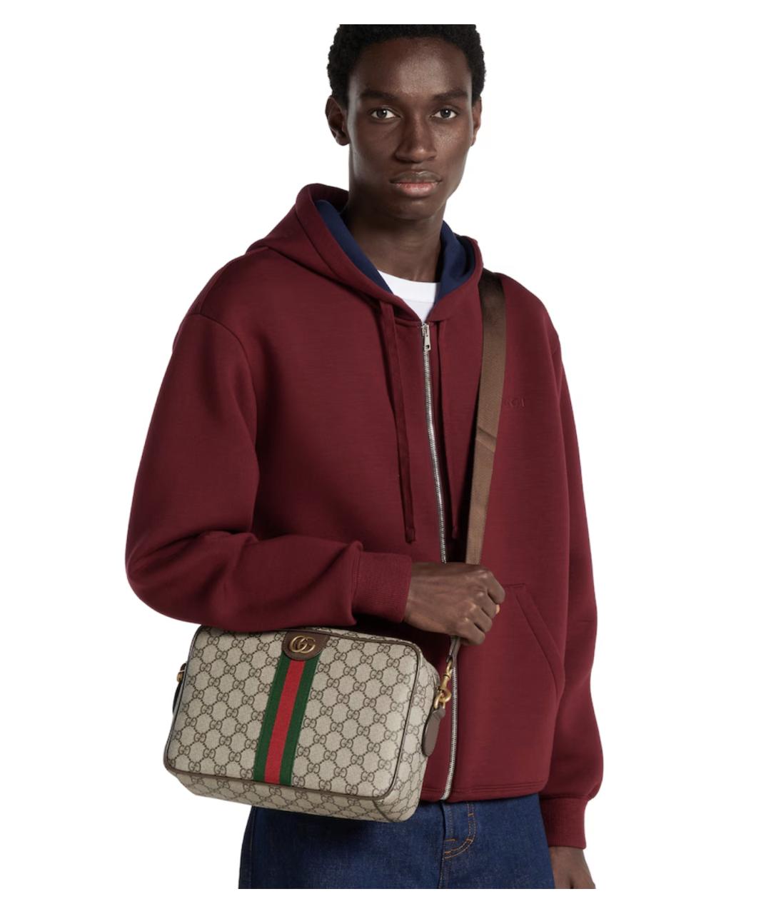 GUCCI Бежевая сумка на плечо, фото 3