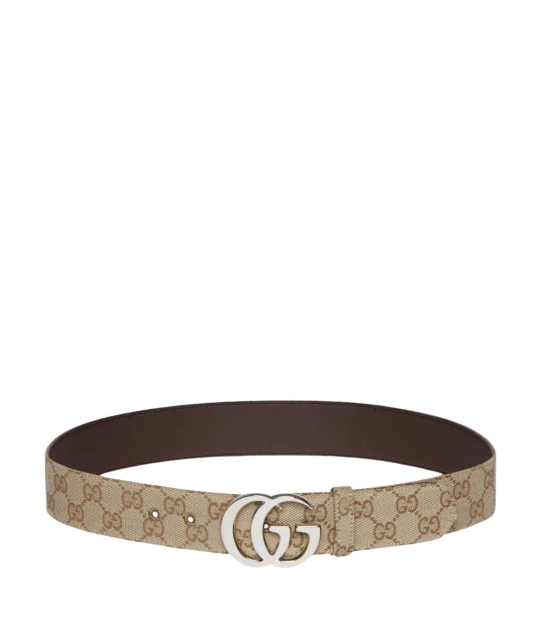 GUCCI Бежевый ремень, фото 1