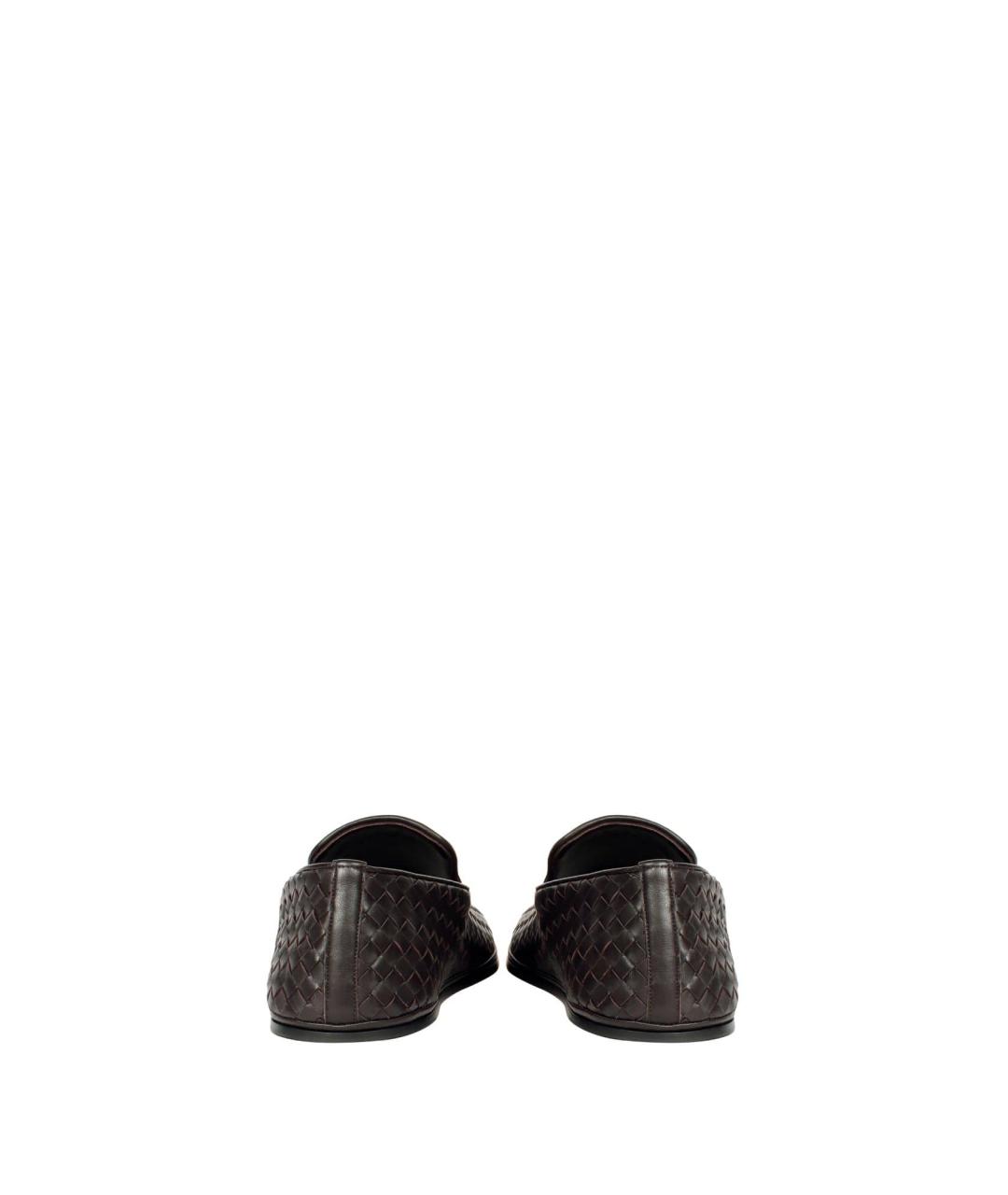 BOTTEGA VENETA Коричневые кожаные лоферы, фото 4