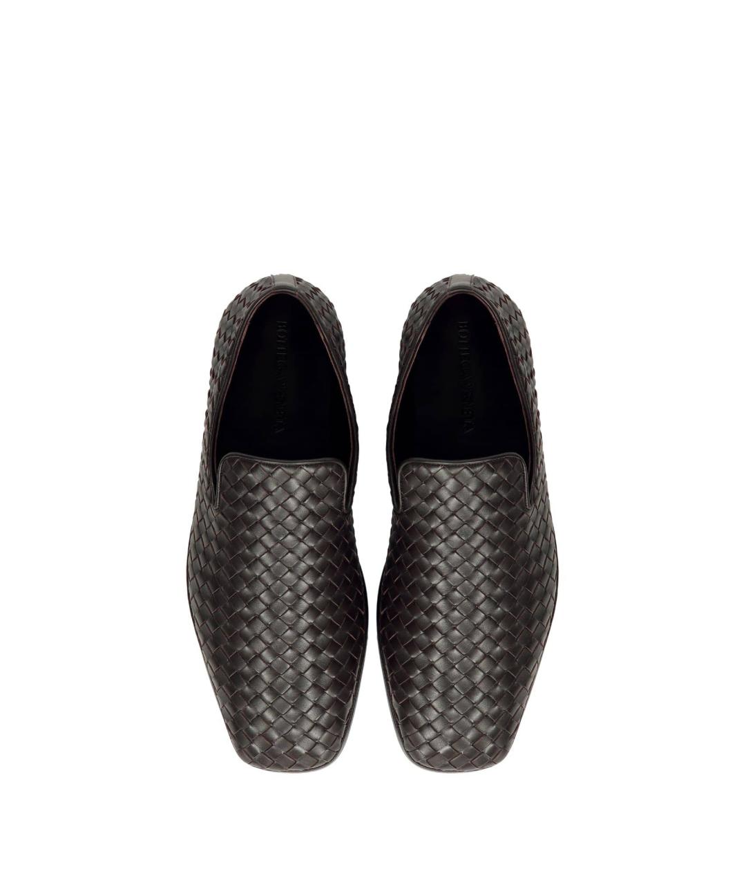BOTTEGA VENETA Коричневые кожаные лоферы, фото 5