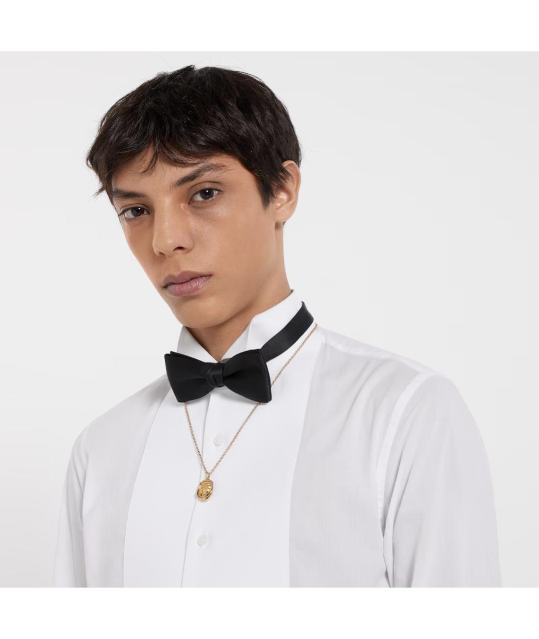 GUCCI Белая хлопковая классическая рубашка, фото 3