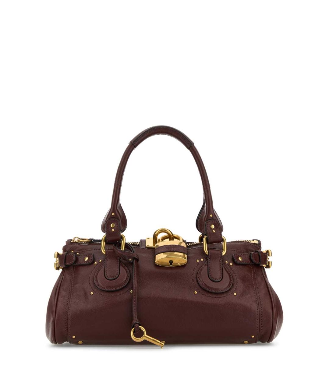 CHLOE Коричневая кожаная сумка тоут, фото 1