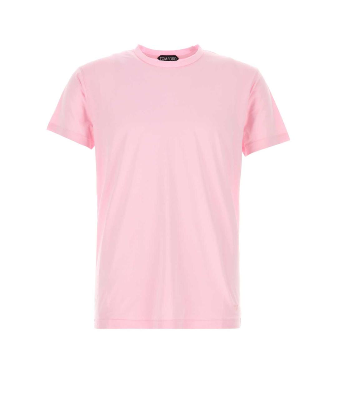 TOM FORD Розовая хлопковая футболка, фото 1