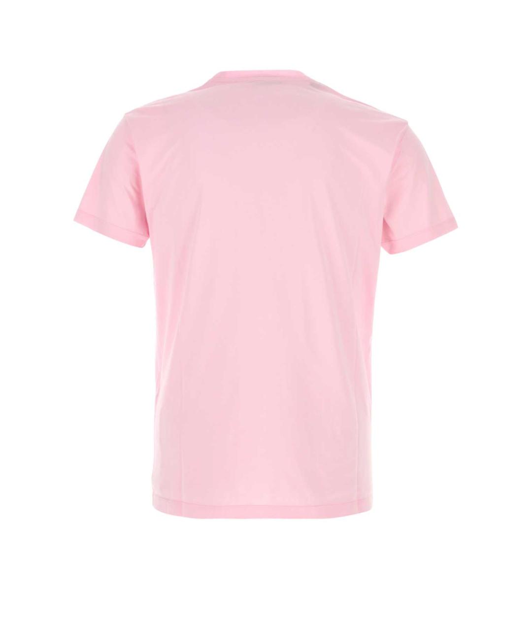 TOM FORD Розовая хлопковая футболка, фото 2