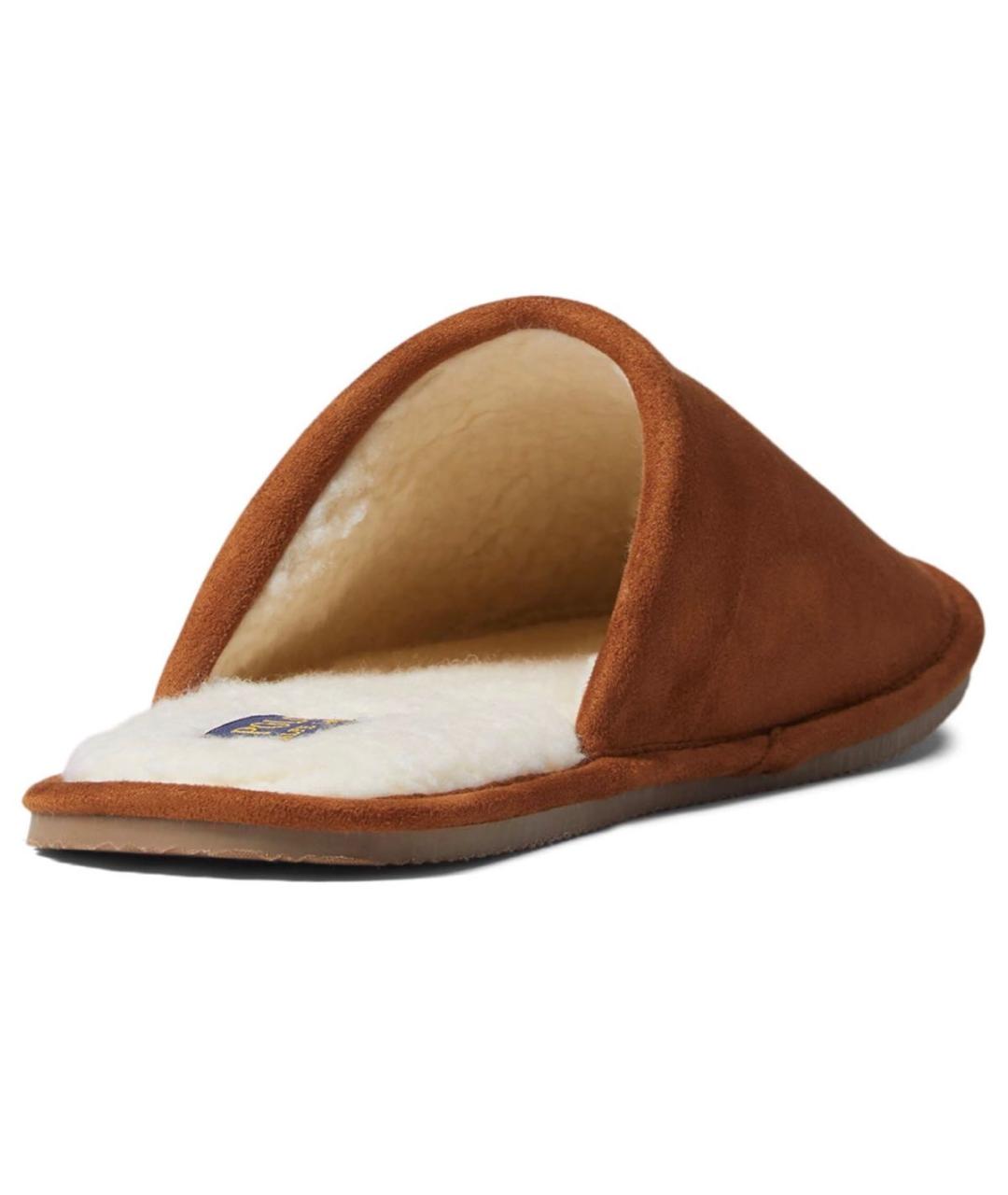 POLO RALPH LAUREN Коричневые шлепанцы, фото 2