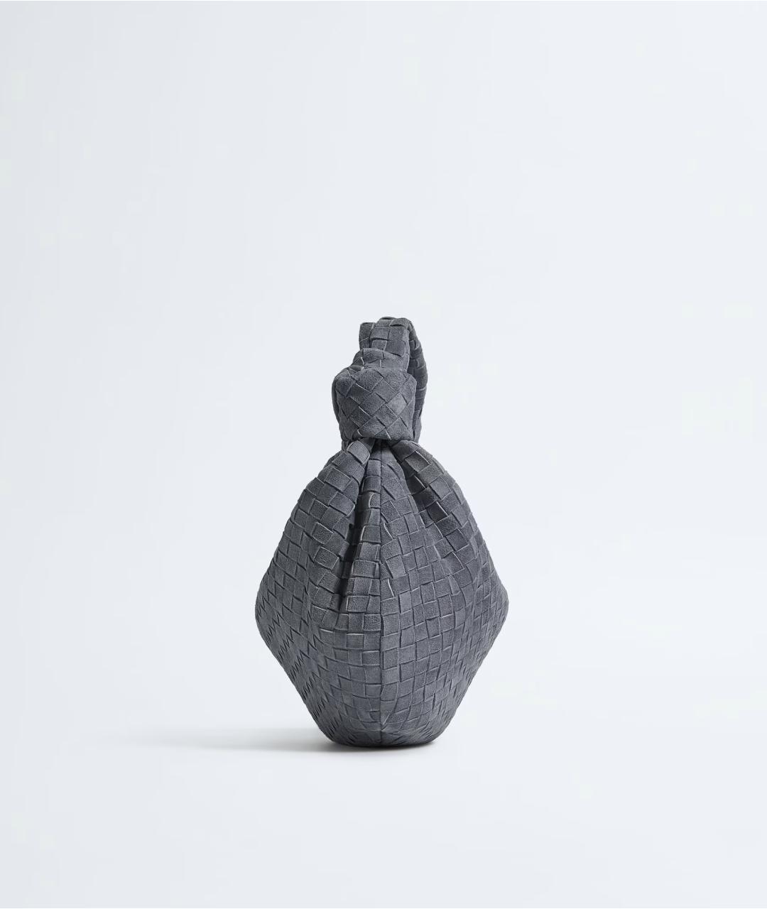 BOTTEGA VENETA Голубая замшевая сумка через плечо, фото 4