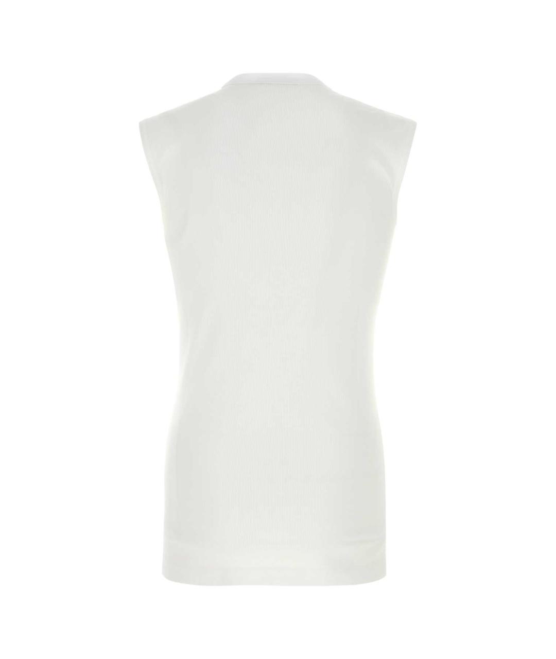 DOLCE&GABBANA Белая хлопковая майка, фото 2