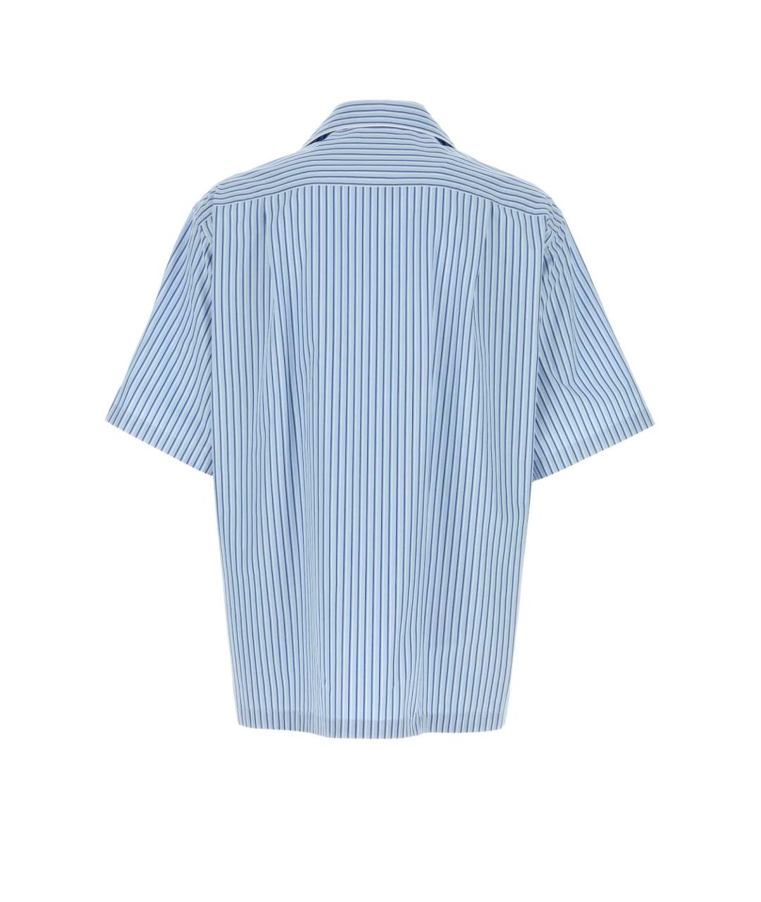 DOLCE&GABBANA Голубая хлопковая кэжуал рубашка, фото 2