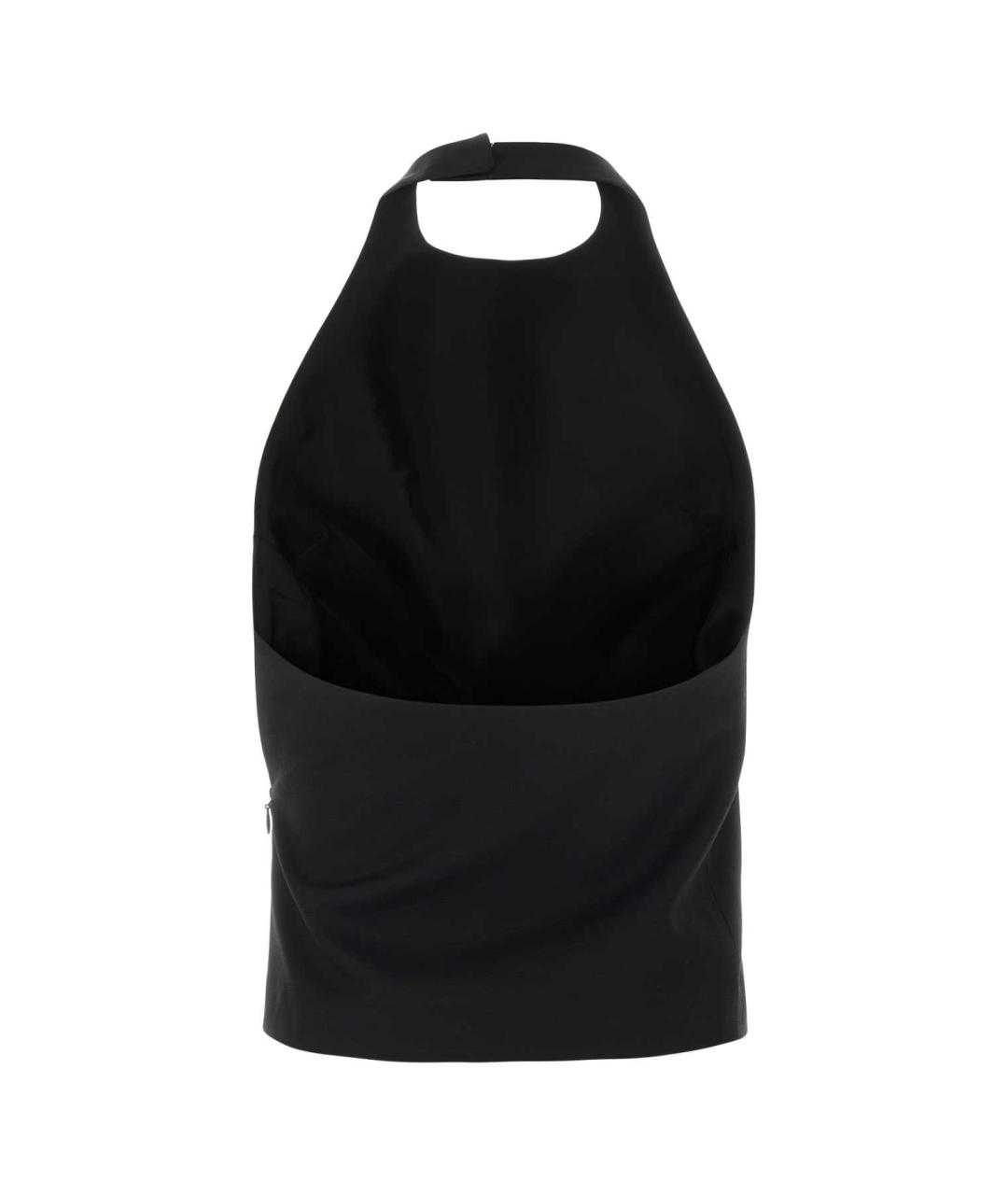 LOULOU STUDIO Черная вискозная майка, фото 2