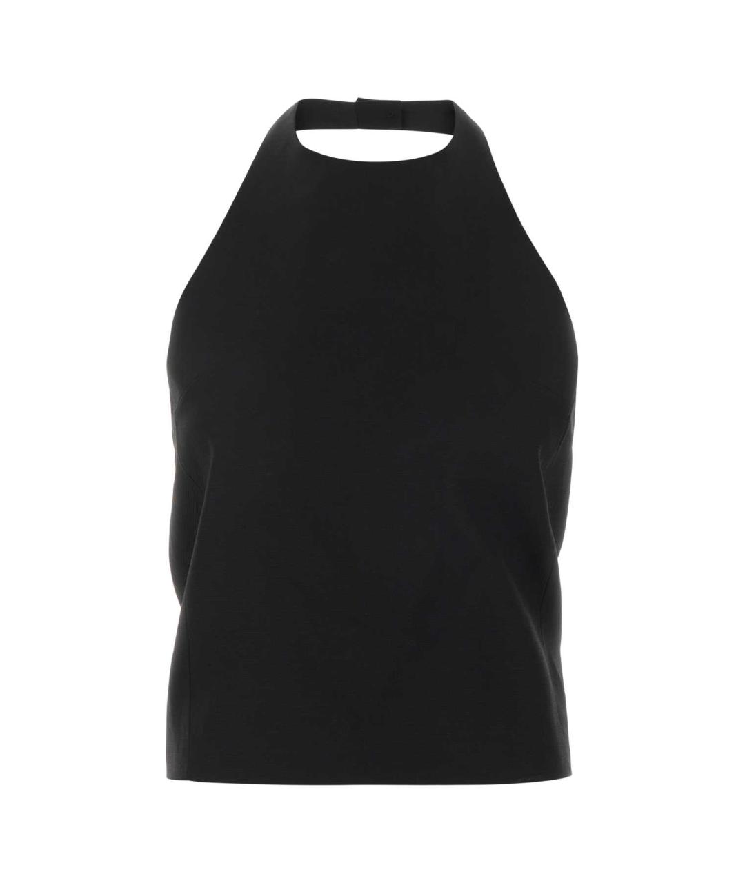 LOULOU STUDIO Черная вискозная майка, фото 1