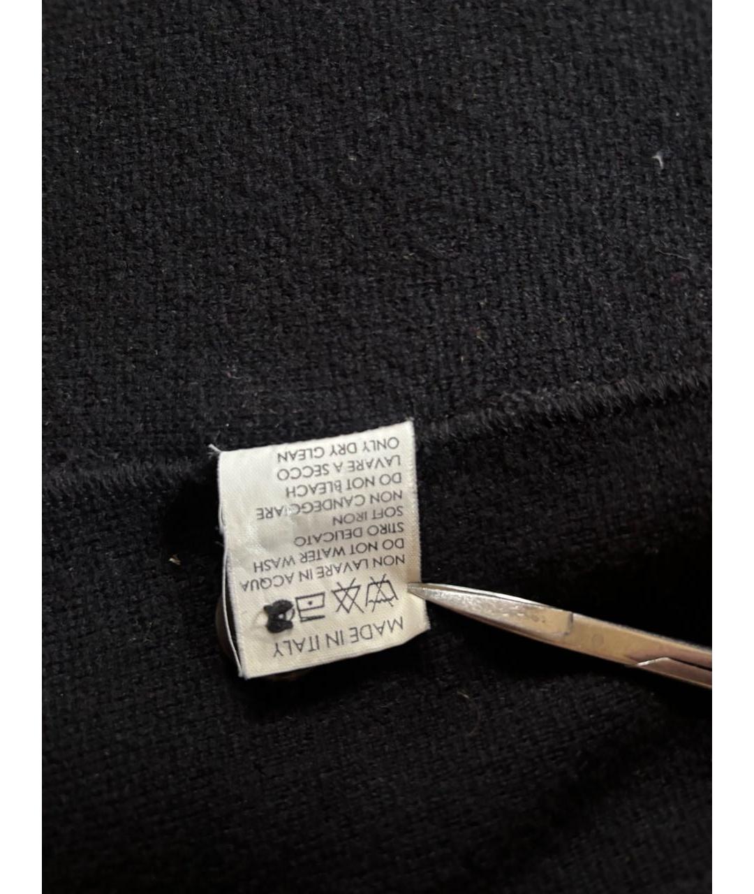 NEIL BARRETT Черный шерстяной кардиган, фото 7