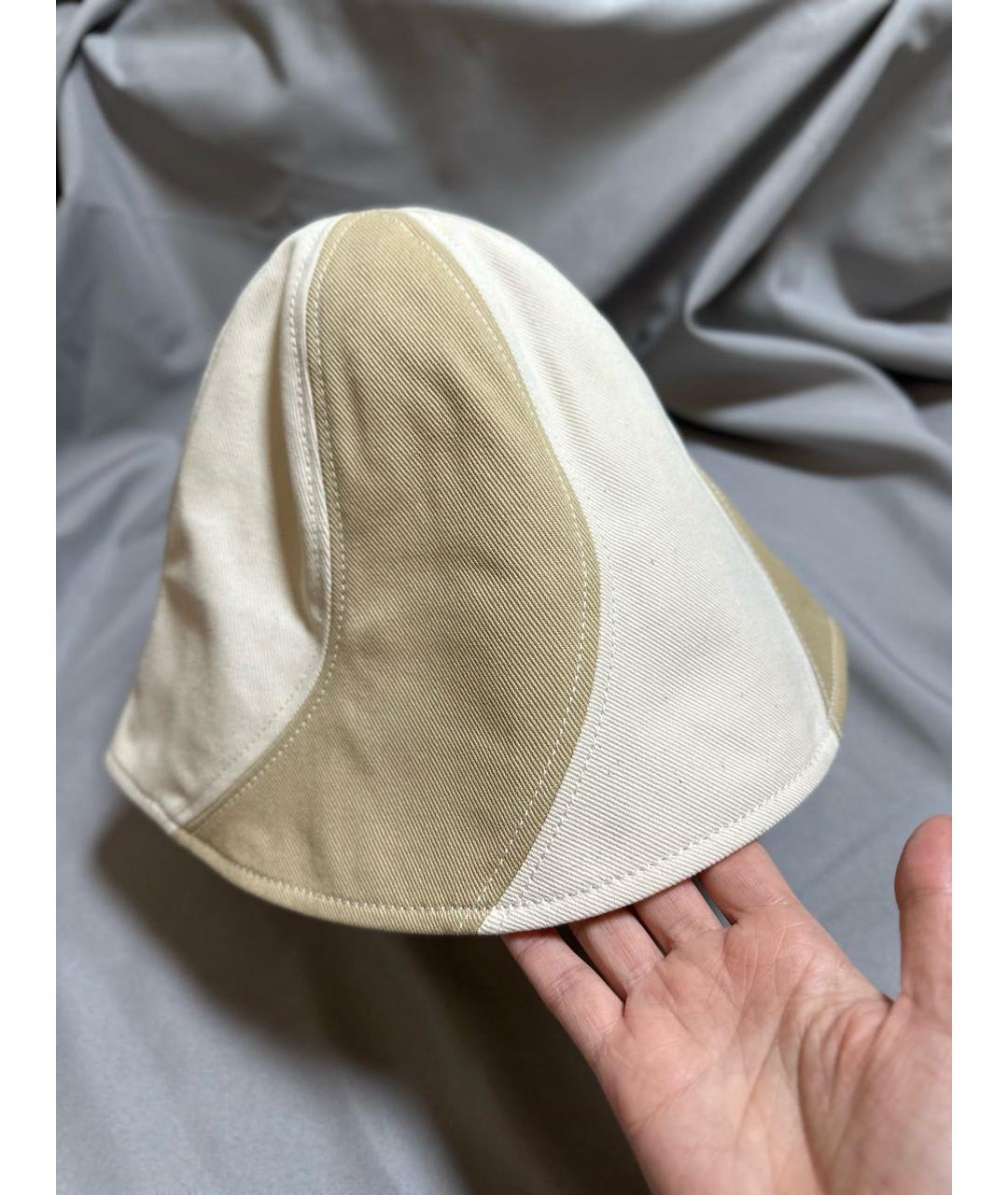 JACQUEMUS Бежевая хлопковая панама, фото 2