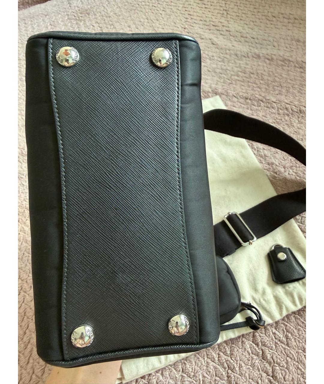 PRADA Черная сумка с короткими ручками, фото 8