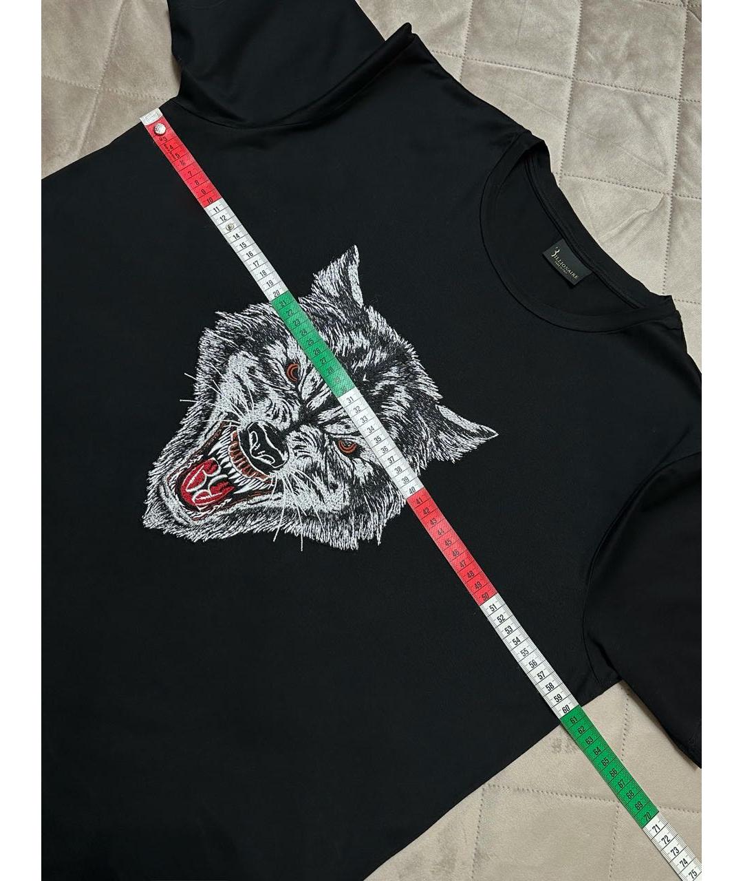 BILLIONAIRE Черная хлопковая футболка, фото 5