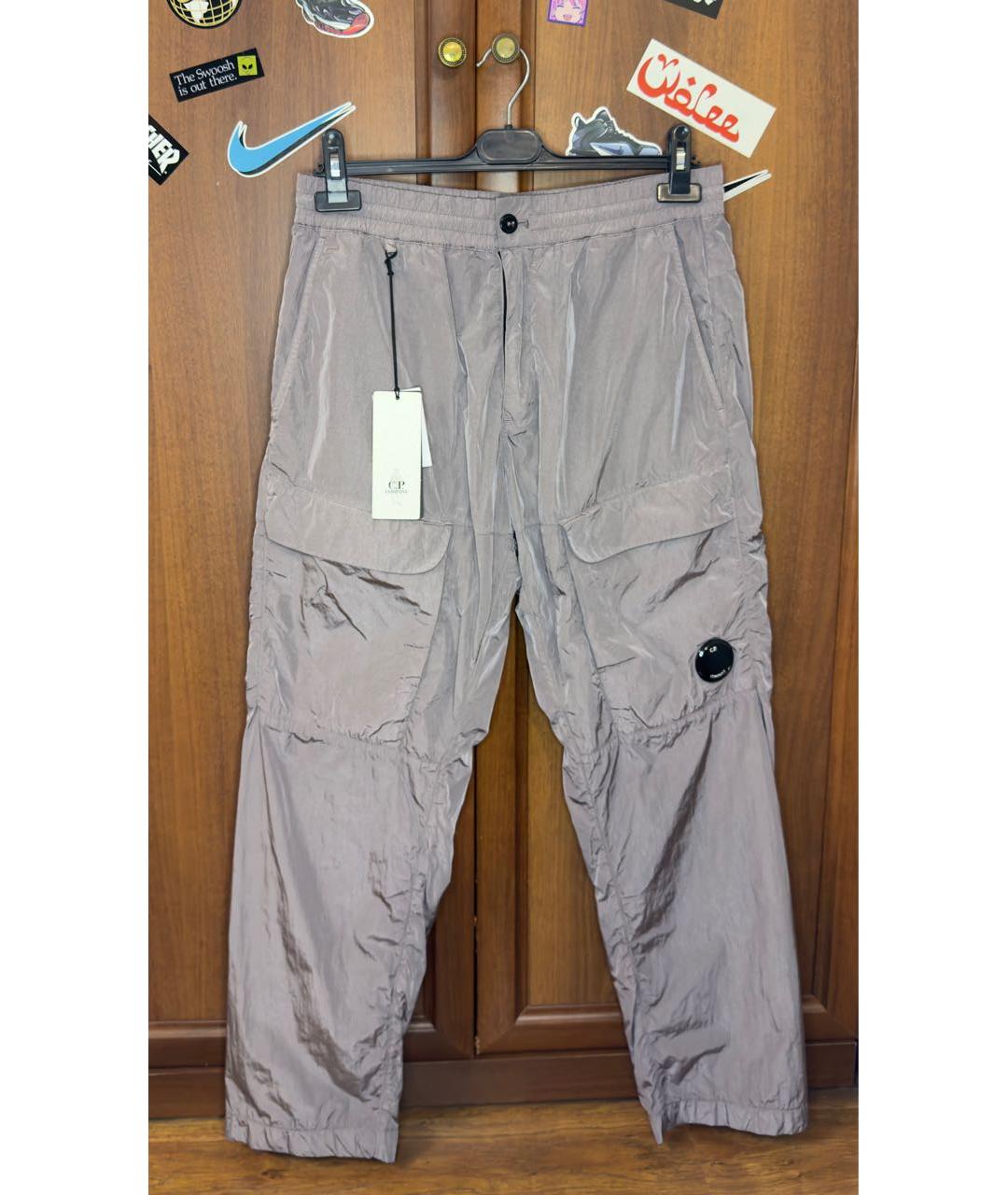 CP COMPANY Серые повседневные брюки, фото 9