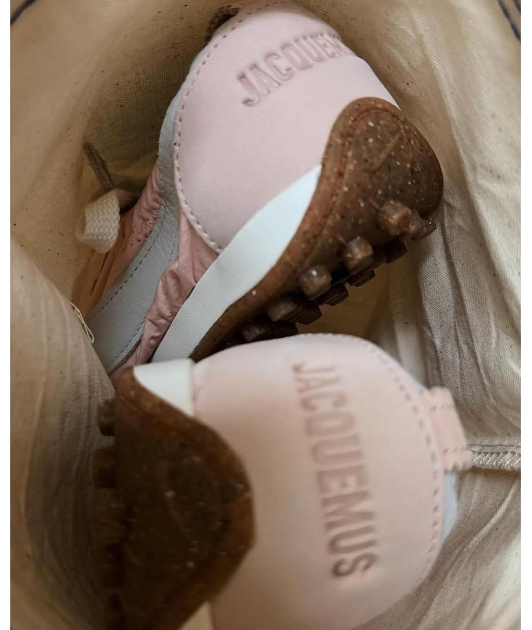 JACQUEMUS Розовые кеды, фото 3
