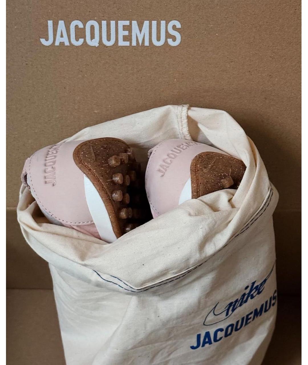 JACQUEMUS Розовые кеды, фото 4