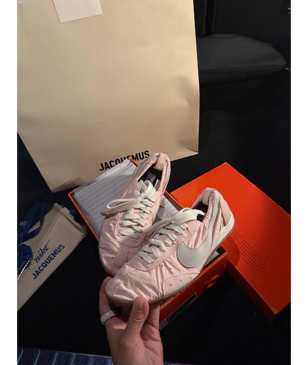 JACQUEMUS Розовые кеды, фото 5