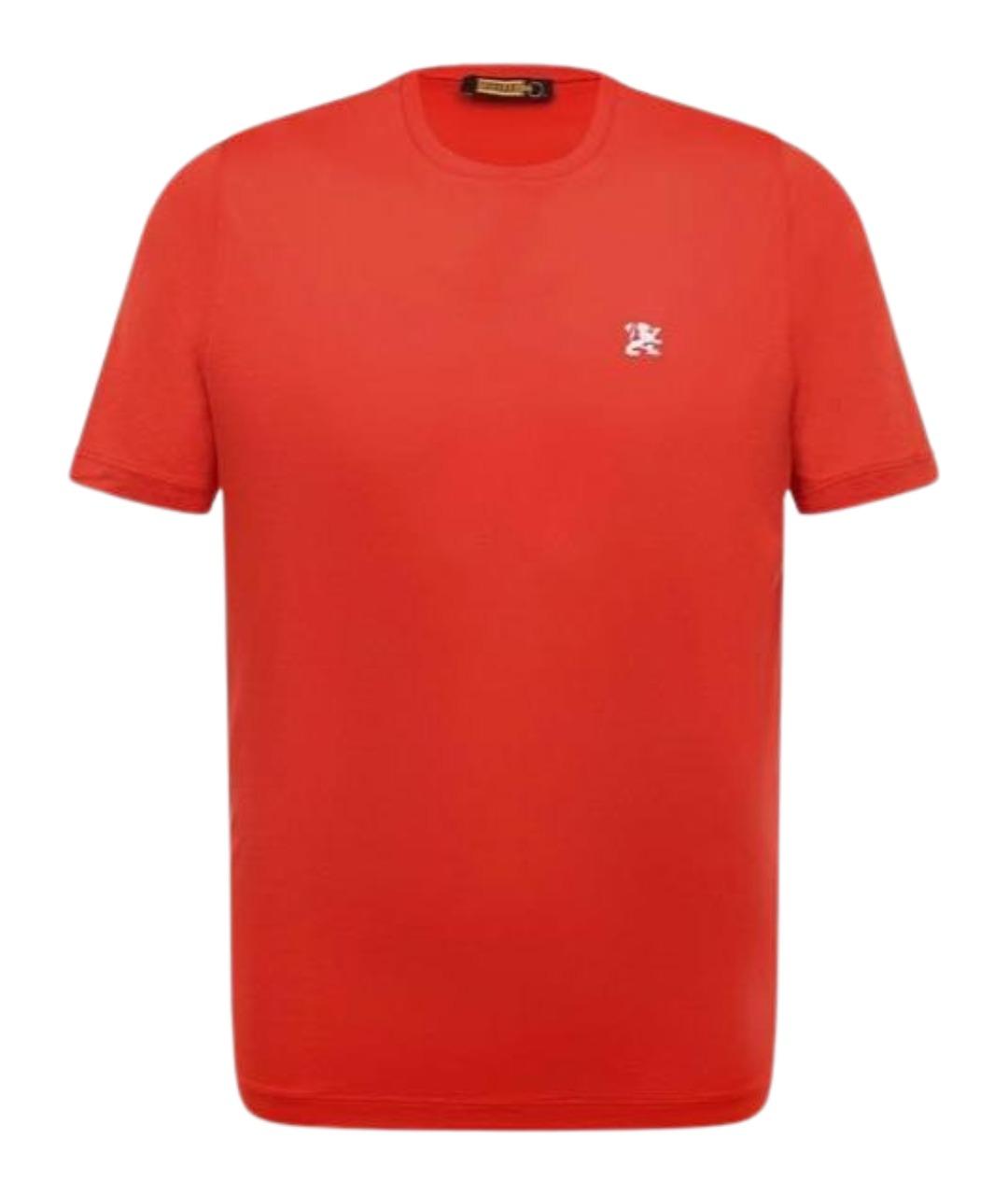 ZILLI Красная хлопковая футболка, фото 1