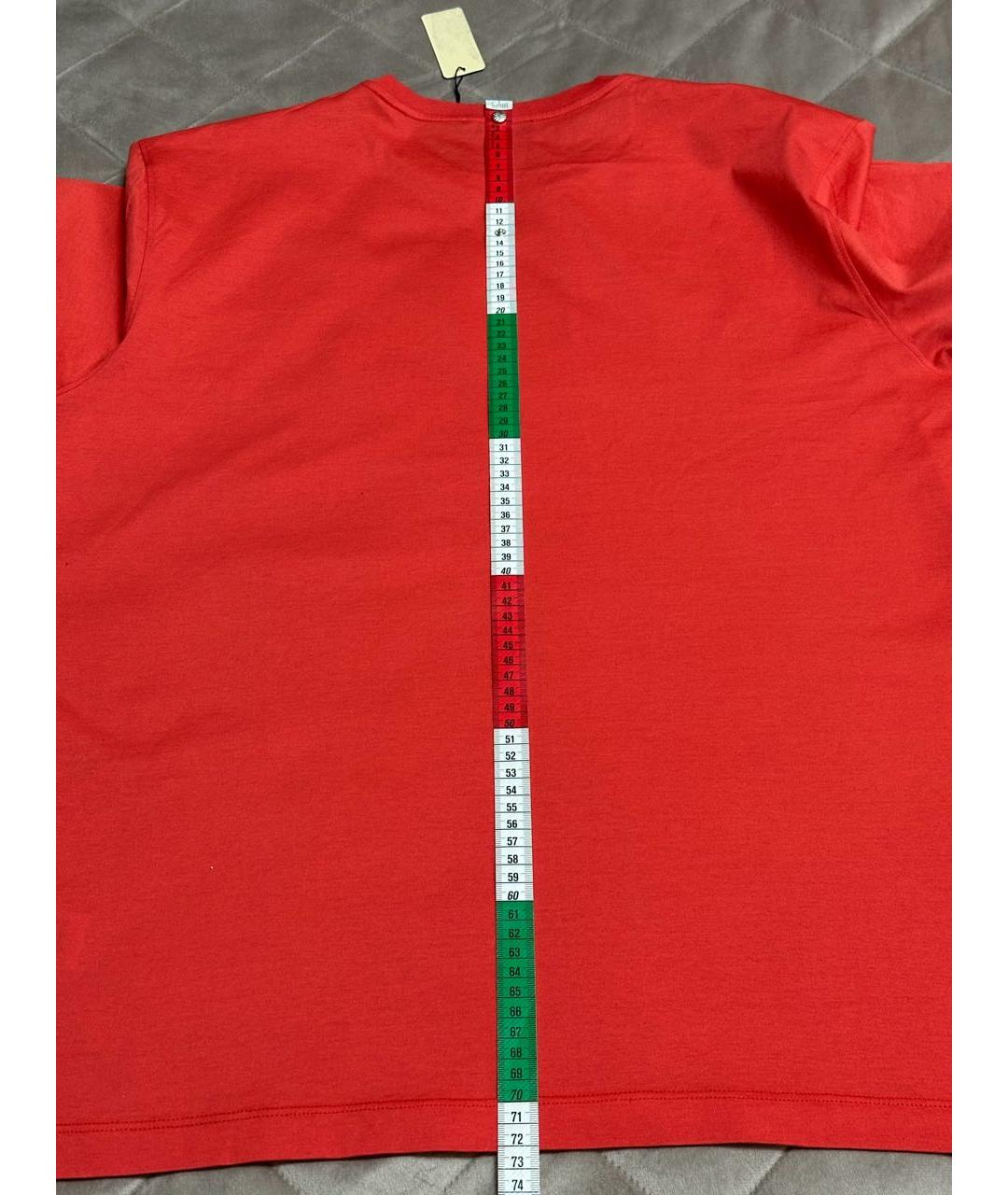 ZILLI Красная хлопковая футболка, фото 7