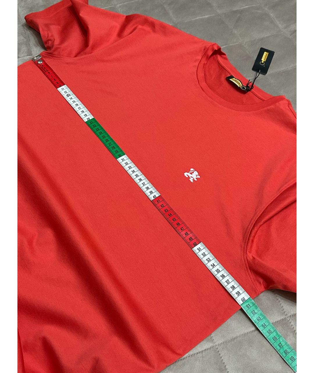 ZILLI Красная хлопковая футболка, фото 5