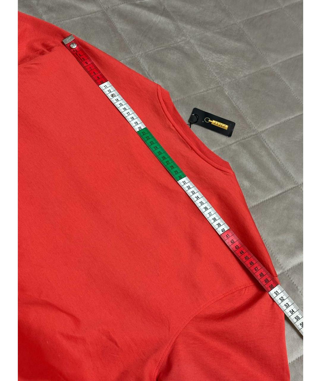 ZILLI Красная хлопковая футболка, фото 6