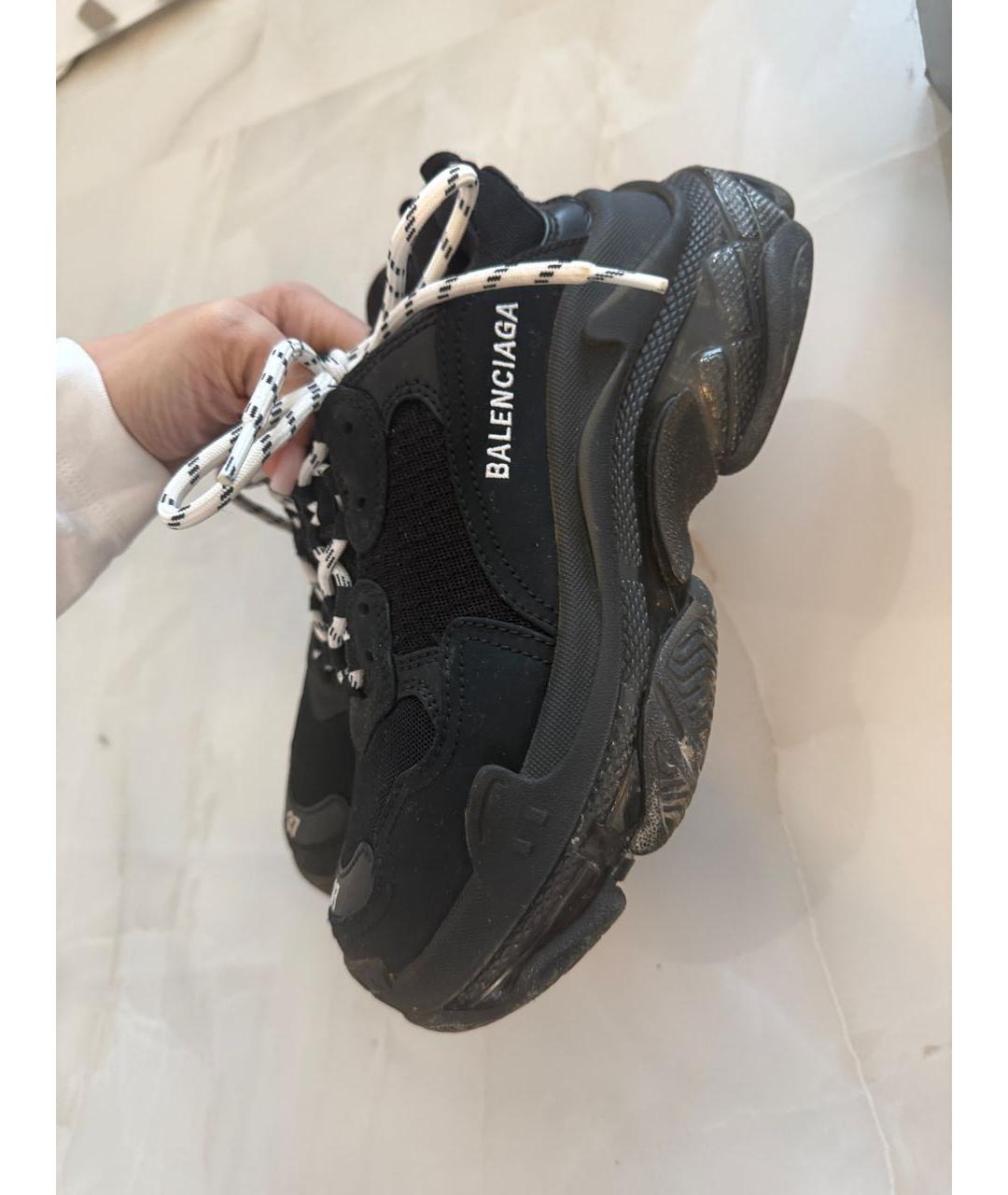 BALENCIAGA Черные кроссовки, фото 3