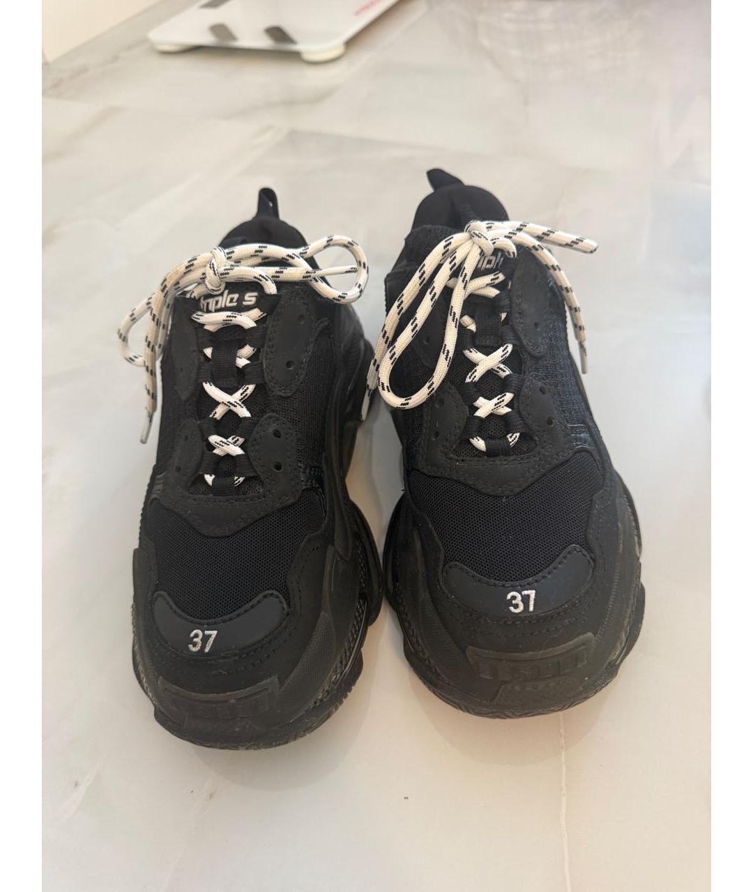 BALENCIAGA Черные кроссовки, фото 2