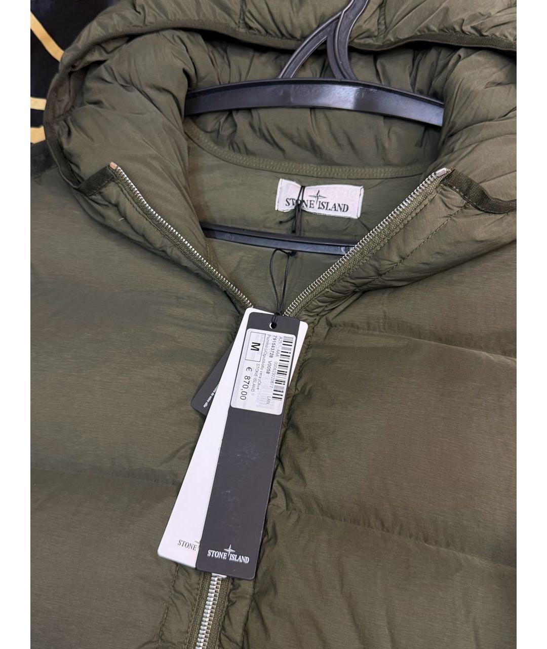STONE ISLAND Зеленая куртка, фото 3