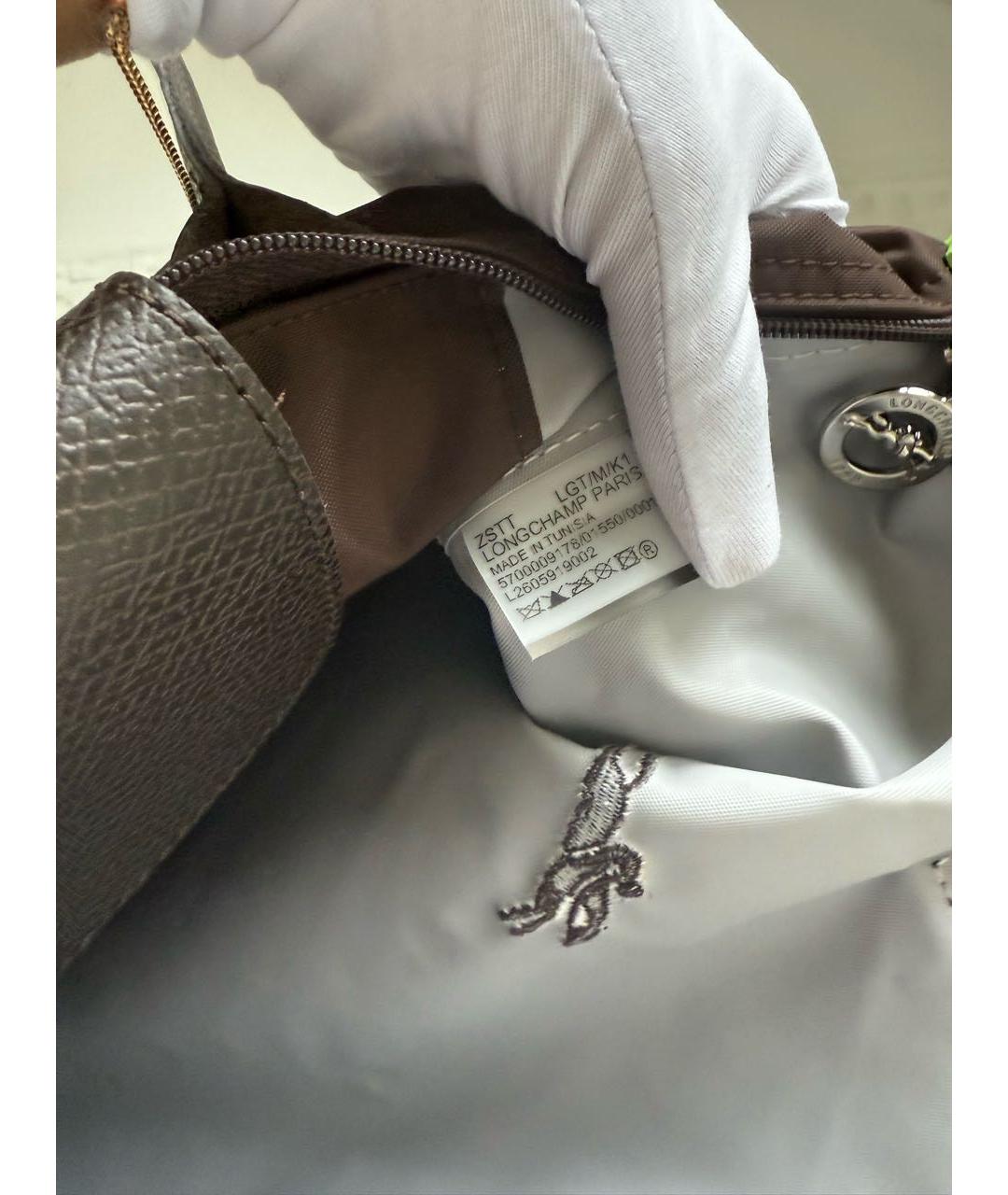 LONGCHAMP Коричневая сумка тоут, фото 7