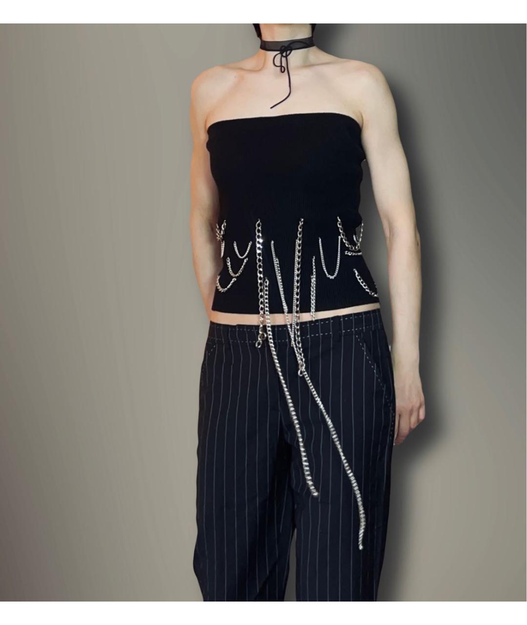 ICEBERG Черный вискозный корсет, фото 3