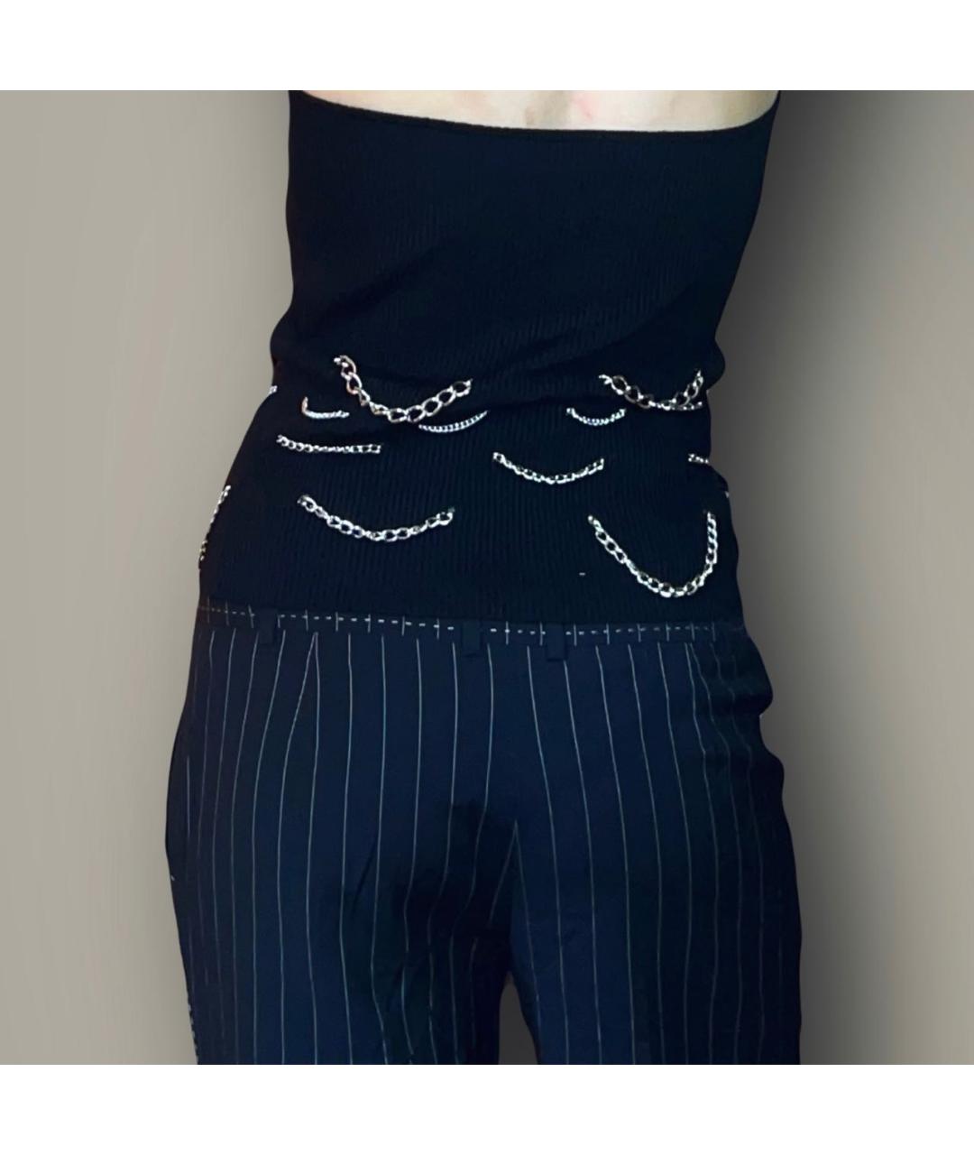 ICEBERG Черный вискозный корсет, фото 2