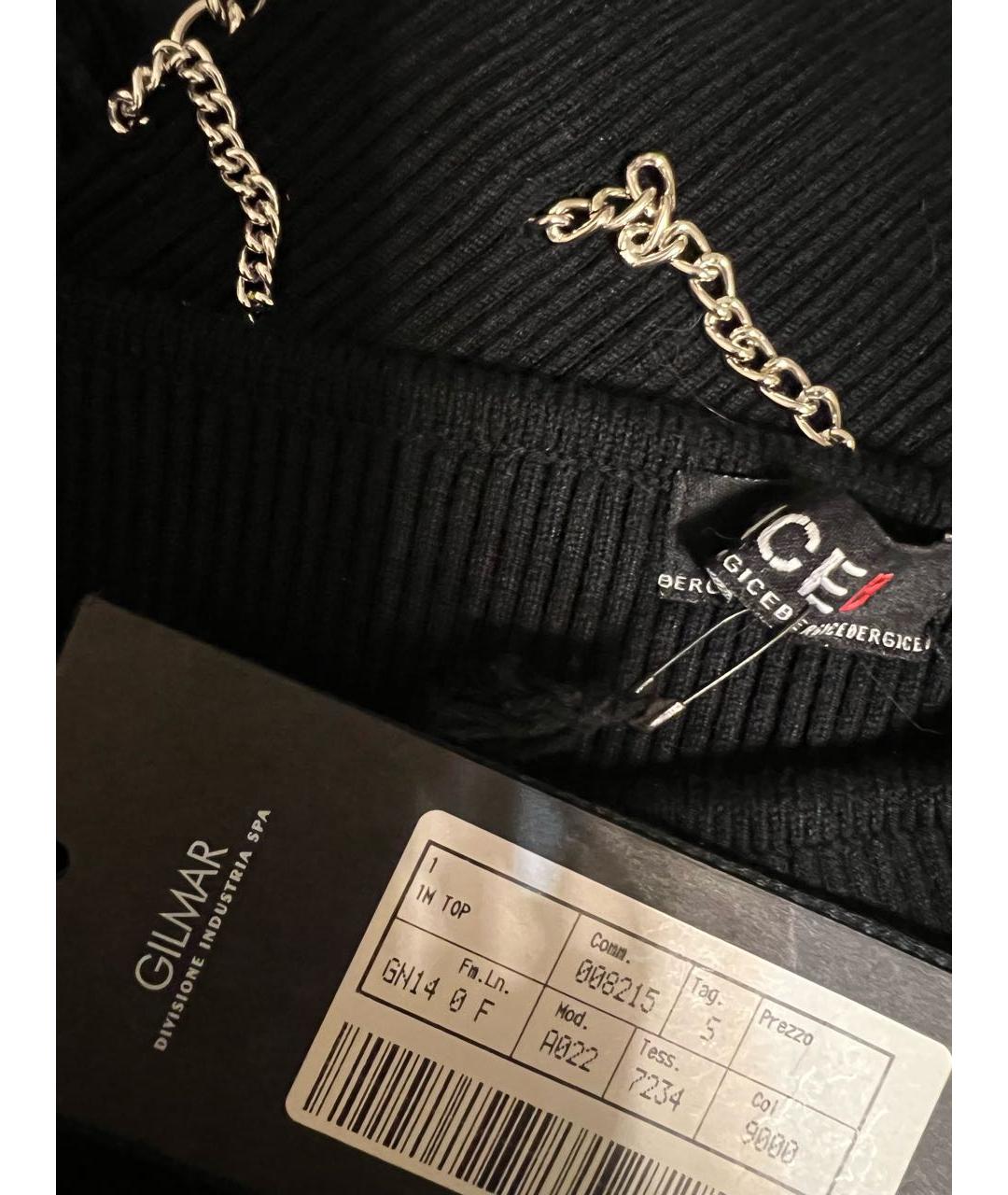 ICEBERG Черный вискозный корсет, фото 5