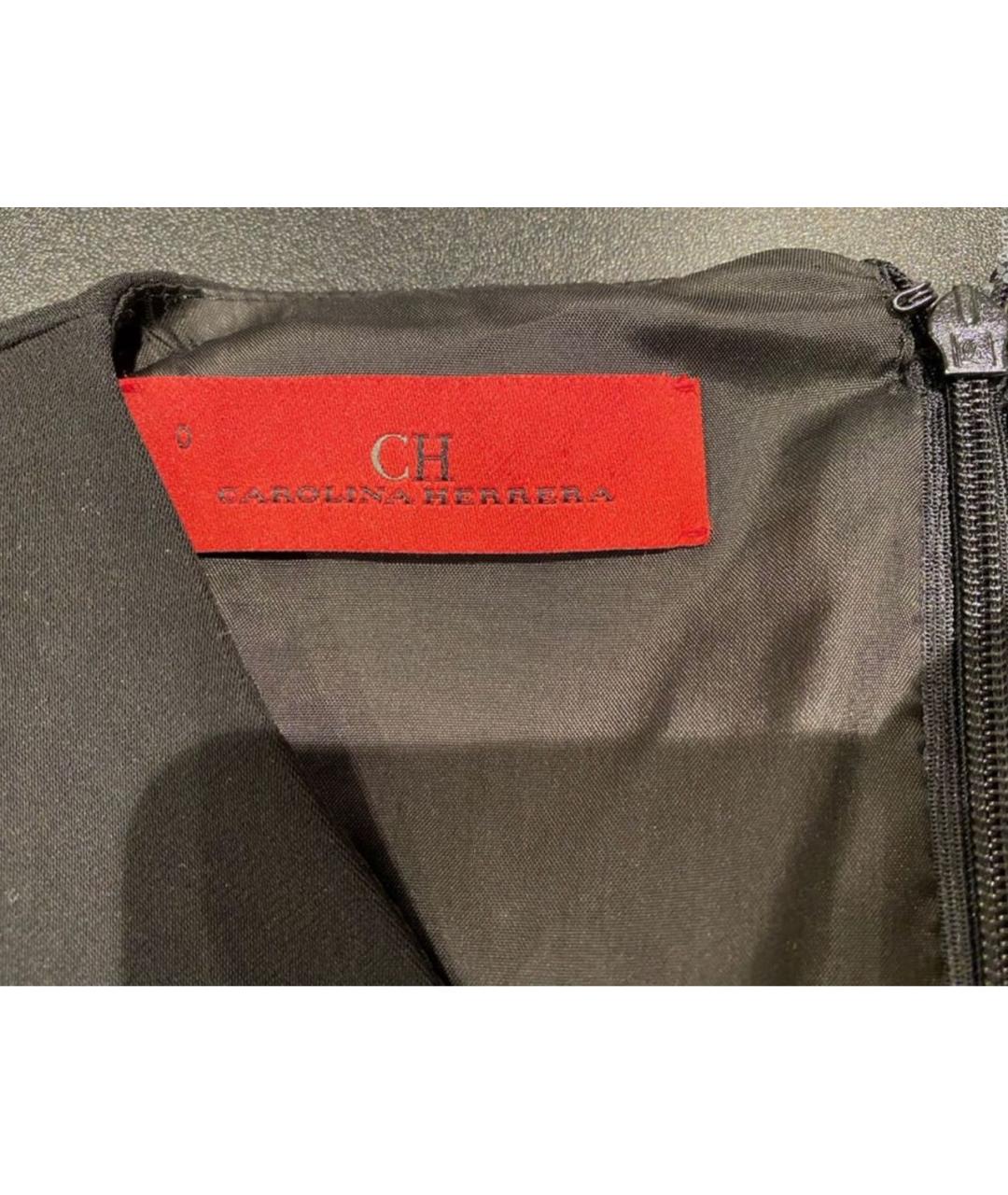 CAROLINA HERRERA Мульти полиэстеровое вечернее платье, фото 3