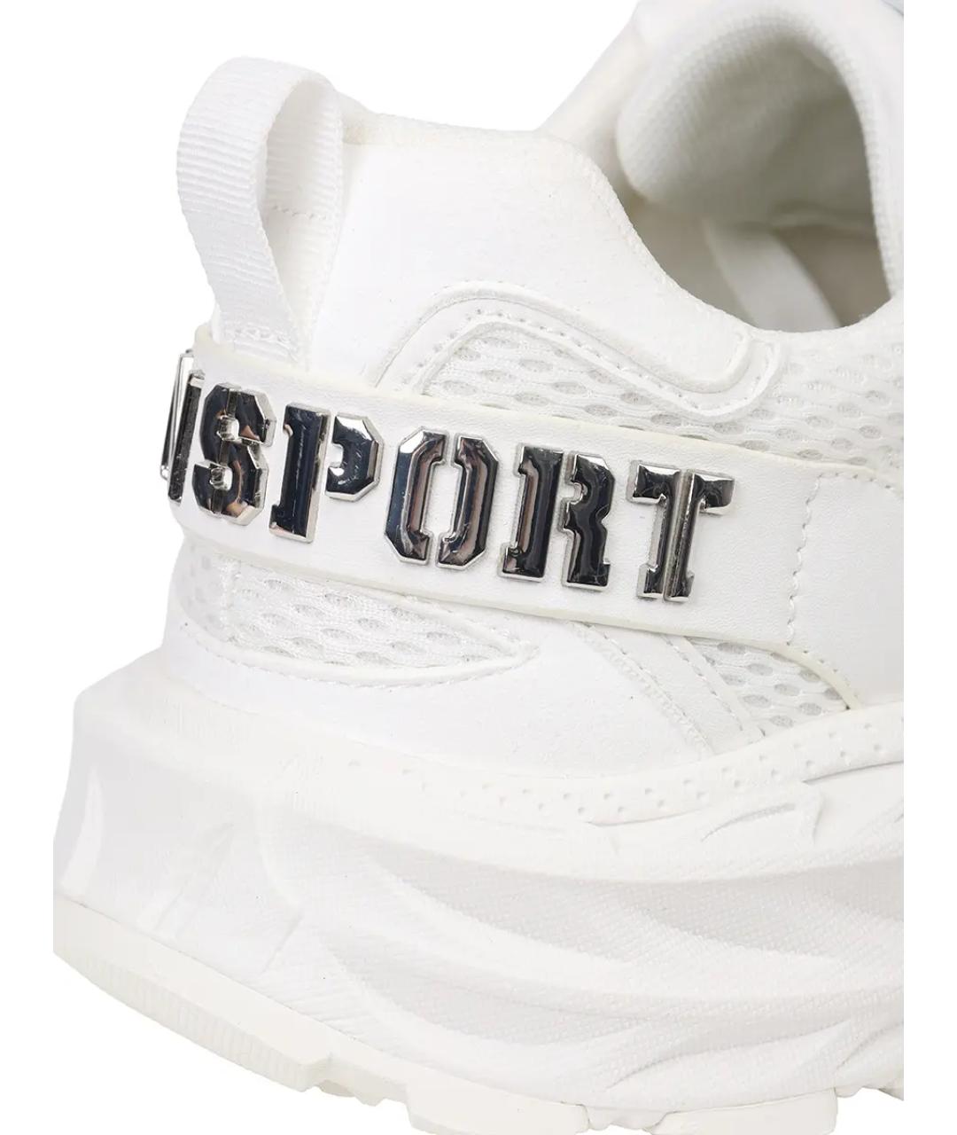 PLEIN SPORT Белые низкие кроссовки / кеды, фото 5