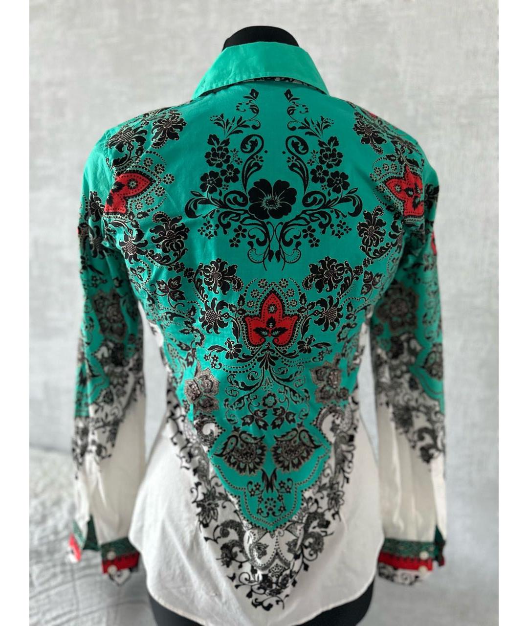 ETRO Зеленая хлопковая рубашка, фото 2