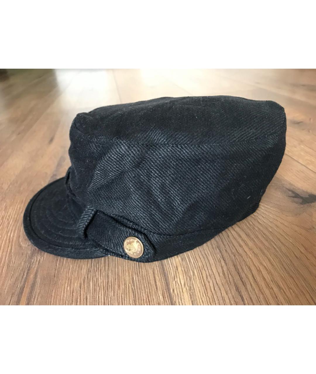 YOHJI YAMAMOTO Черная кепка, фото 2