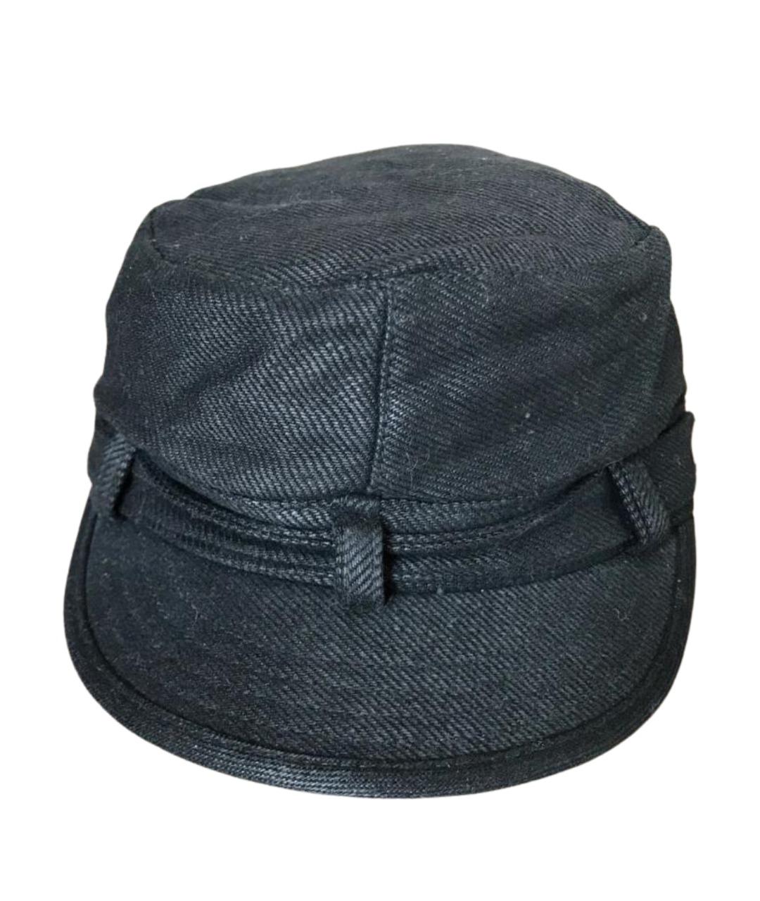 YOHJI YAMAMOTO Черная кепка, фото 1