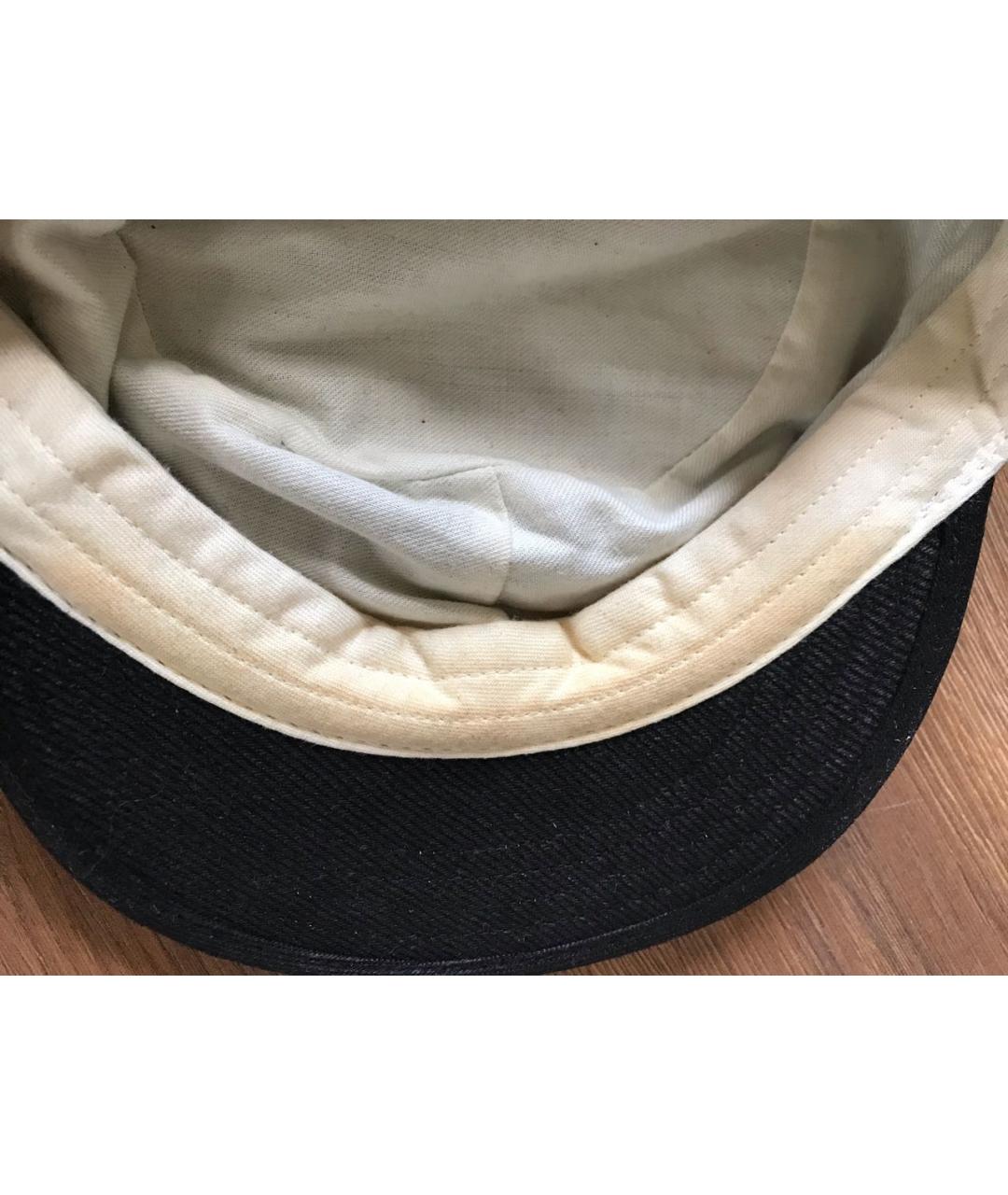 YOHJI YAMAMOTO Черная кепка, фото 7